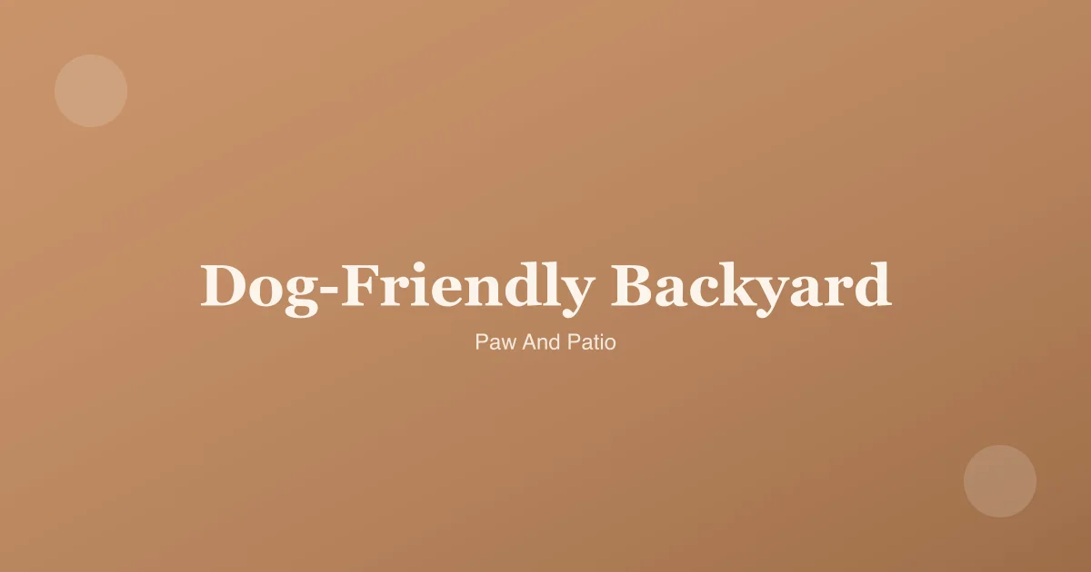 Dog resting under a shade sail in a landscaped backyard